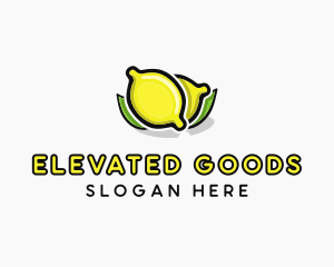 Lemon Fruit Citrus logo design