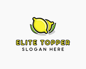 Lemon Fruit Citrus logo design