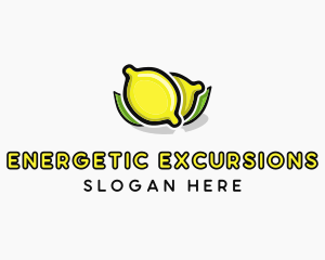 Lemon Fruit Citrus logo design