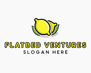 Lemon Fruit Citrus logo design