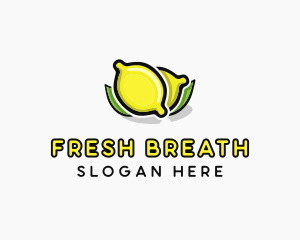 Lemon Fruit Citrus logo design