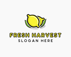 Lemon Fruit Citrus logo