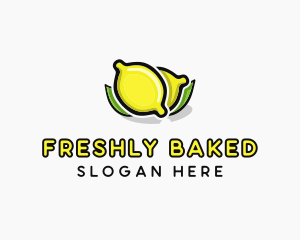 Lemon Fruit Citrus logo design