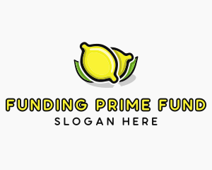 Lemon Fruit Citrus logo design