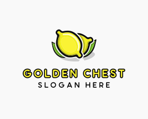 Lemon Fruit Citrus logo design