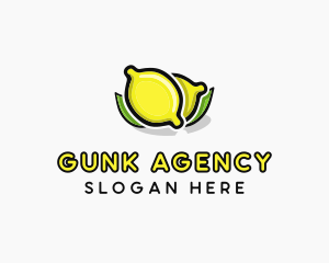 Lemon Fruit Citrus logo design