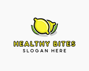 Lemon Fruit Citrus logo design