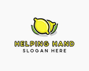 Lemon Fruit Citrus logo design