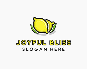 Lemon Fruit Citrus logo design