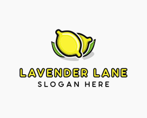 Lemon Fruit Citrus logo design