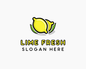 Lemon Fruit Citrus logo design