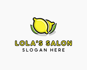 Lemon Fruit Citrus logo design