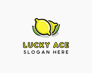 Lemon Fruit Citrus logo design