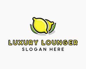 Lemon Fruit Citrus logo design