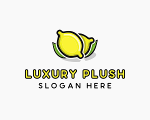 Lemon Fruit Citrus logo design