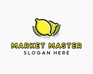 Lemon Fruit Citrus logo design