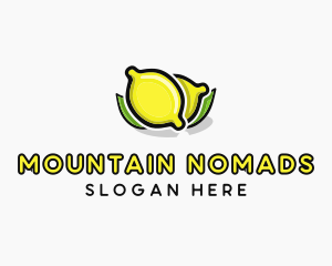 Lemon Fruit Citrus logo design