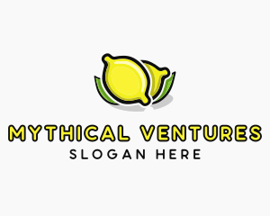 Lemon Fruit Citrus logo design