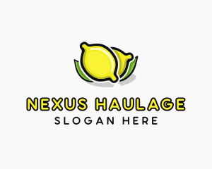 Lemon Fruit Citrus logo design