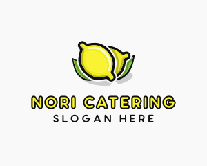 Lemon Fruit Citrus logo design