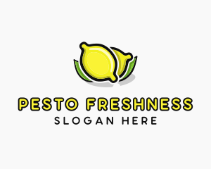 Lemon Fruit Citrus logo design