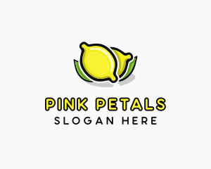 Lemon Fruit Citrus logo design