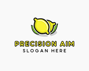 Lemon Fruit Citrus logo design