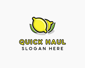 Lemon Fruit Citrus logo design