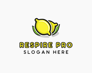 Lemon Fruit Citrus logo design