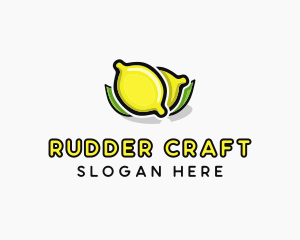 Lemon Fruit Citrus logo design