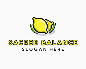 Lemon Fruit Citrus logo design