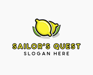 Lemon Fruit Citrus logo design