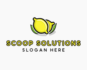 Lemon Fruit Citrus logo design