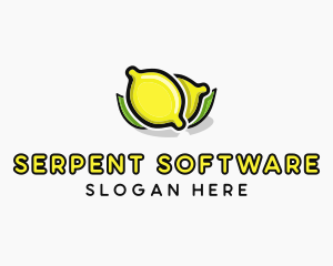 Lemon Fruit Citrus logo design