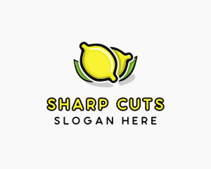 Lemon Fruit Citrus logo design