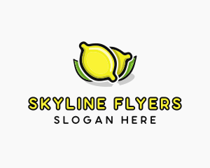 Lemon Fruit Citrus logo design