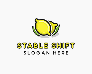 Lemon Fruit Citrus logo design