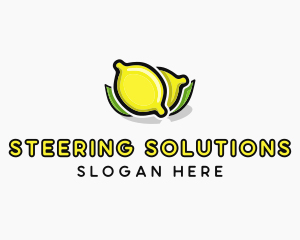 Lemon Fruit Citrus logo design