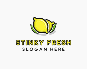 Lemon Fruit Citrus logo design