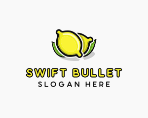 Lemon Fruit Citrus logo design