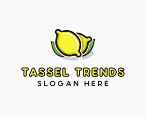 Lemon Fruit Citrus logo design