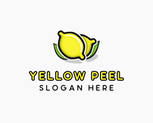 Lemon Fruit Citrus logo design