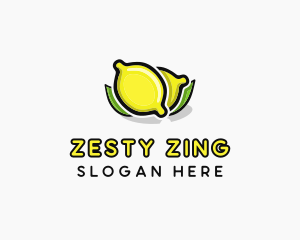 Lemon Fruit Citrus logo