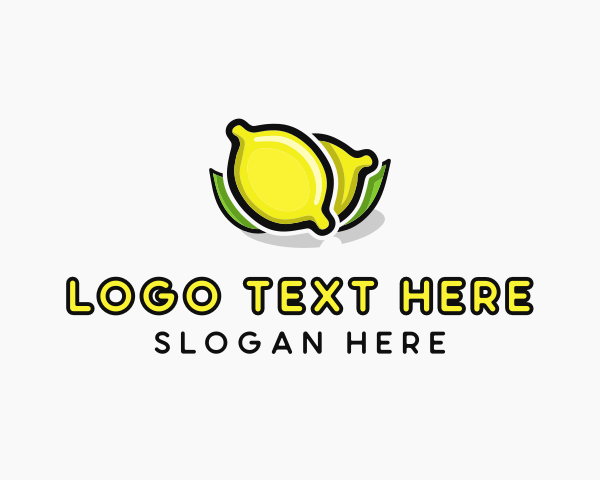 Lemon Fruit Citrus logo