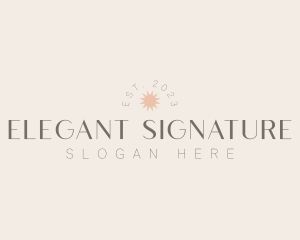 Elegant Beauty Boutique logo design