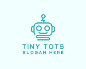 Educational Toy Robot logo design