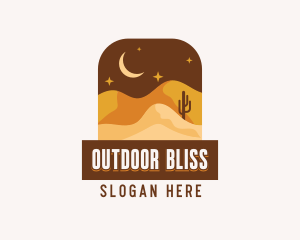 Desert Trekking Outdoor logo design