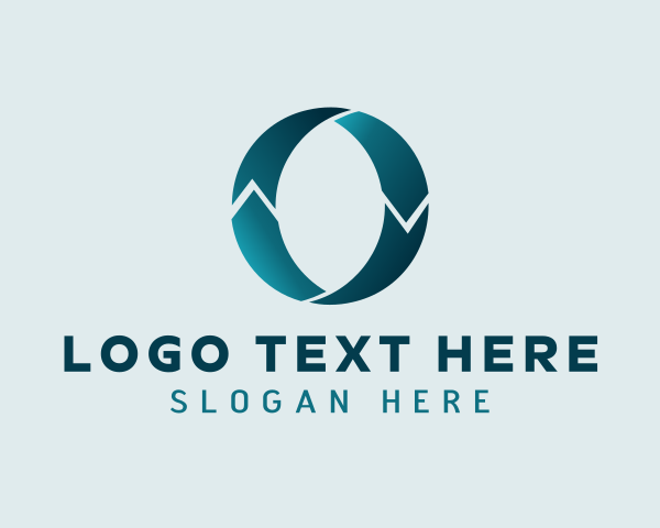 Letter O logo example 4