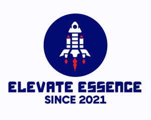 Rocketship Space Launch  logo