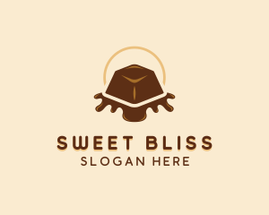 Chocolate Candy Dessert logo design